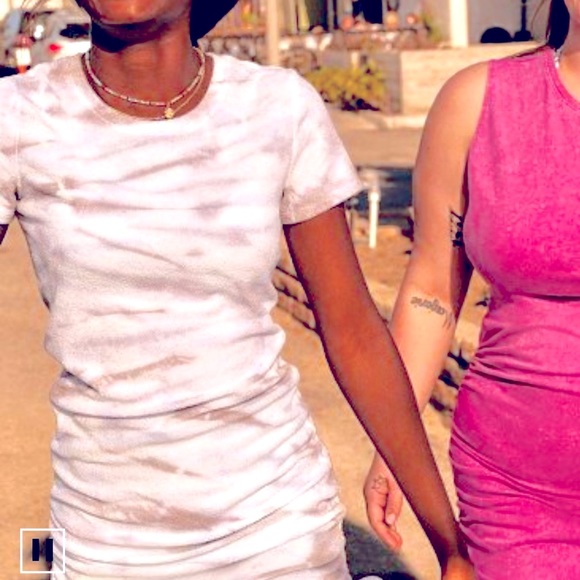 VICTORIA'S SECRET Pink by VARSITY BEACH TERRY rushed dress - Picture 6 of 16